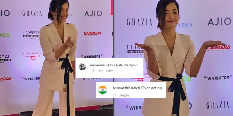 “Shinchan Ki Behen Lag Rahi Hai” Rashmika Mandanna Gets Brutally Trolled As She Poses For Paparazzi