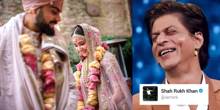 When A Reporter Gave Credit To Anushka Sharma For Starting The ‘Trend’ Of Getting Married, SRK Gave A Witty Reply