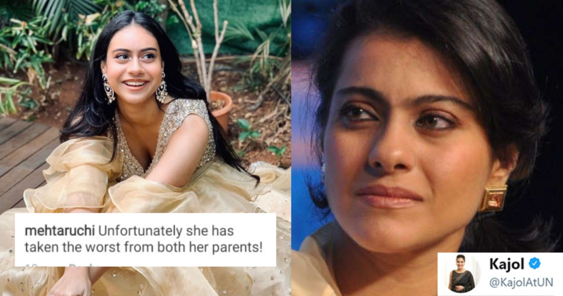 “thank God She Was…” Kajol Reacts To Social Media Trolling Of Nysa