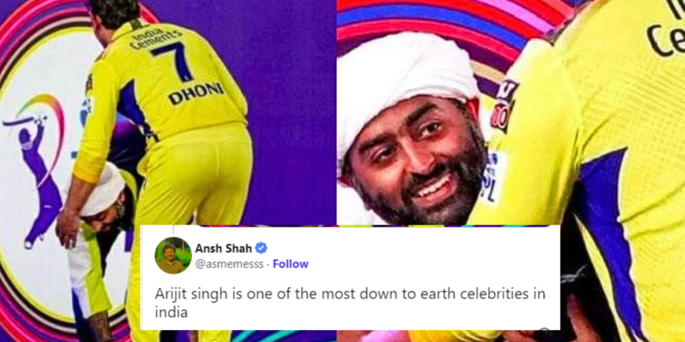 IPL 2023: Arijit Singh Touches MS Dhoni’s Feet As Captain Cool Makes His Way On Stage