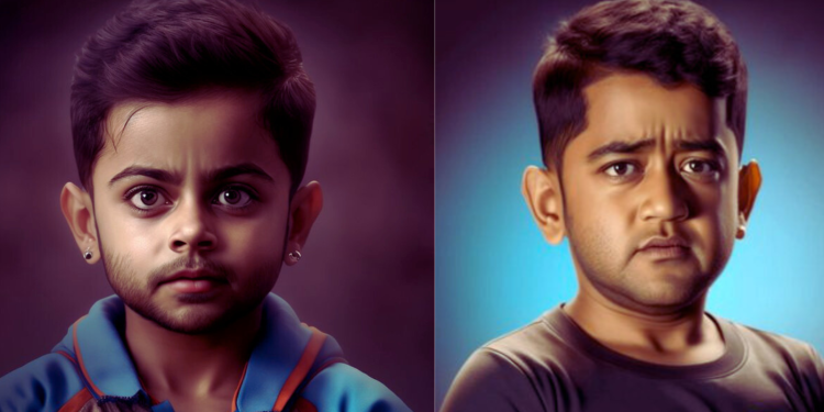 From MS Dhoni To Virat Kohli: AI-Generated Pics Of Cricketers As Toddlers Have Created A Buzz On The Internet