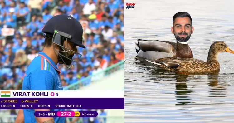 [MEMES] Virat Kohli Face Trolls For His Maiden World Cup Duck