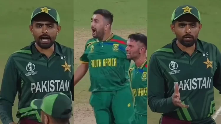 [VIDEO] Babar Azam Gets Irritated With Mohammed Nawaz After South Africa's Win