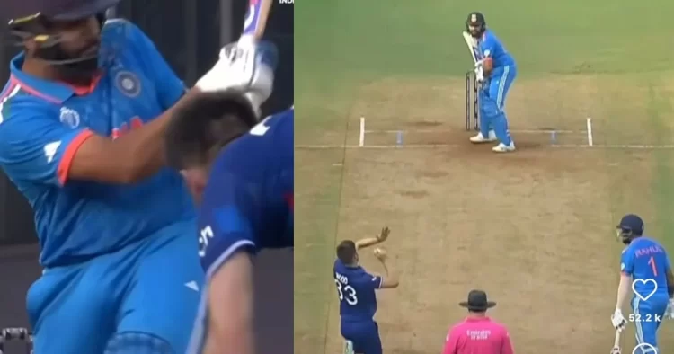 [VIDEO] Rohit Sharma Shocks Thunderbolt Mark Wood With A Thumping Six