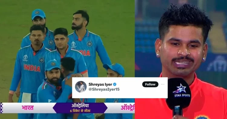 Shreyas Iyer's Heartbreaking Post After World Cup Final Loss Will Touch Every Indian Fan