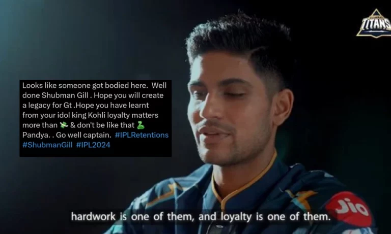 [Watch] Shubman Gill Takes An Indirect Dig At Hardik Pandya After He Left Gujarat Titans