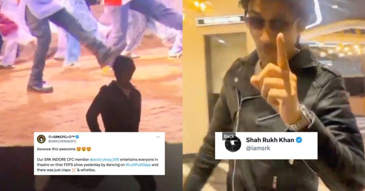 Shah Rukh Khan Reacts To A Video Of A Fan Dancing To Lutt Putt Gaya Song During Movie Screening