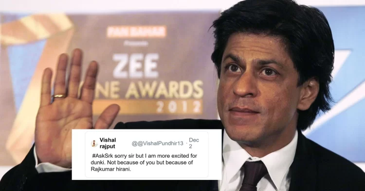 Shah Rukh Khan’s Extraordinary Reply To A Fan Who Says That He Is Excited To See Dunki For Rajkumar Hirani And Not SRK
