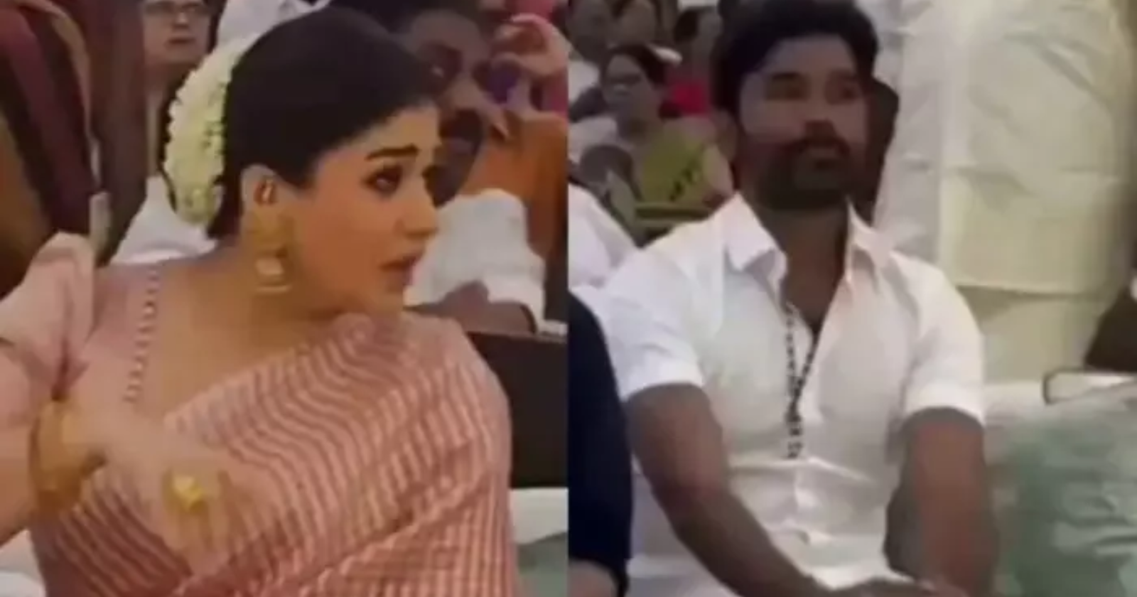 [WATCH] Nayanthara And Dhanush's First Awkward Encounter At A Producer ...